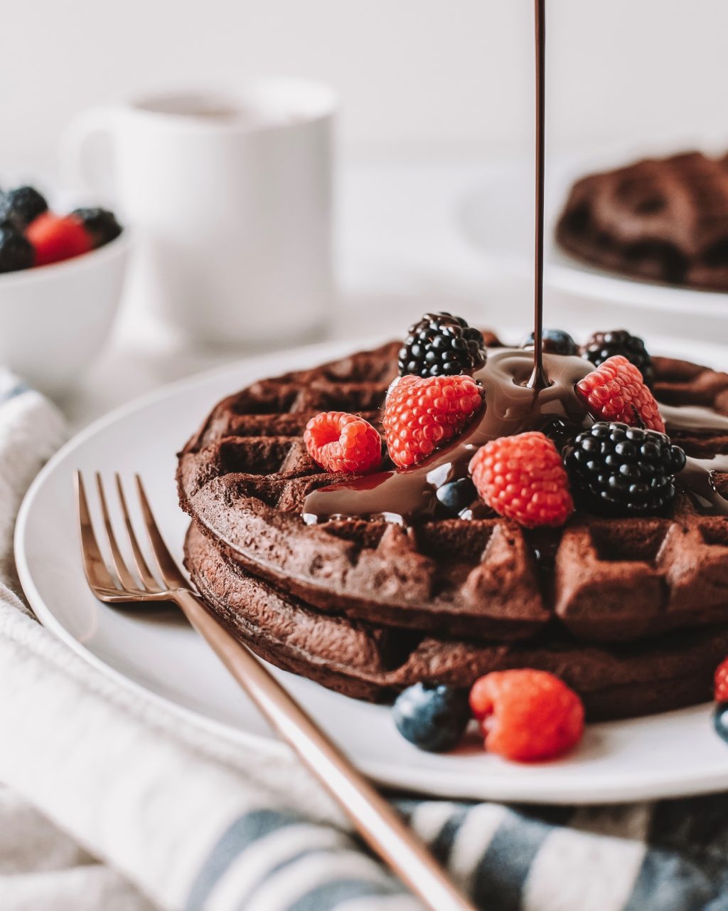 Chocolate Waffles Recipe | Vegan & Gluten-free | Healthiir