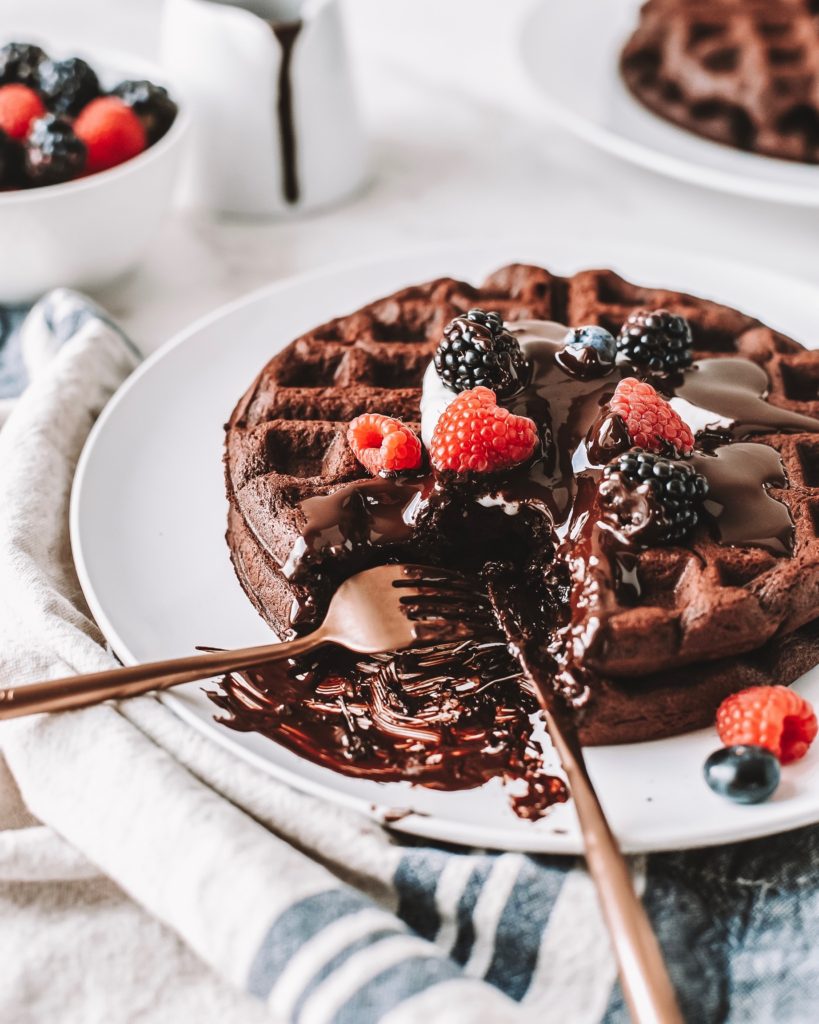 Chocolate Waffles Recipe | Vegan & Gluten-free | Healthiir