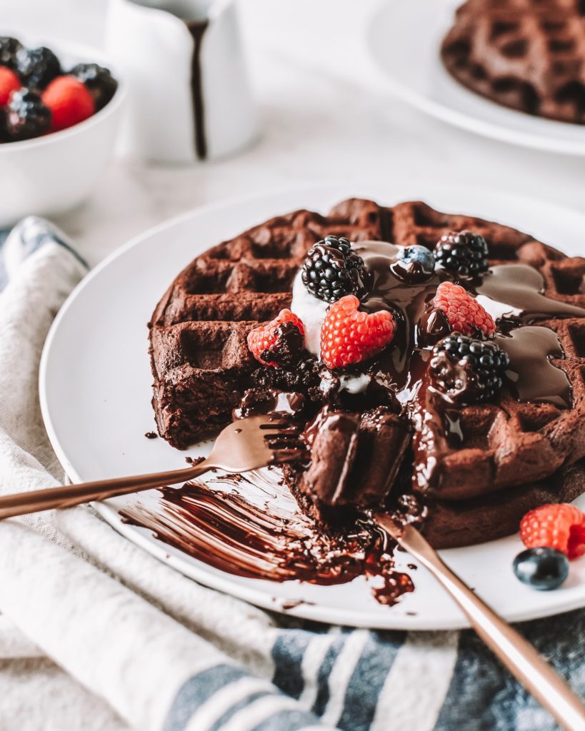 chocolate waffles recipe