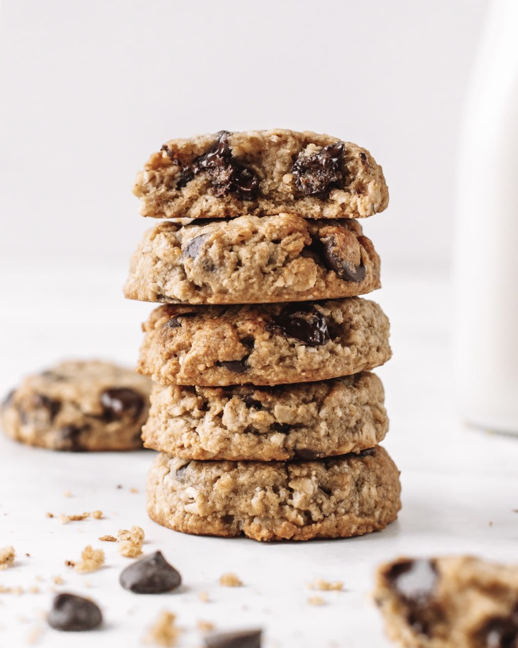Healthy Oatmeal Chocolate Chip Cookies | Vegan & Gluten-free | Healthiir