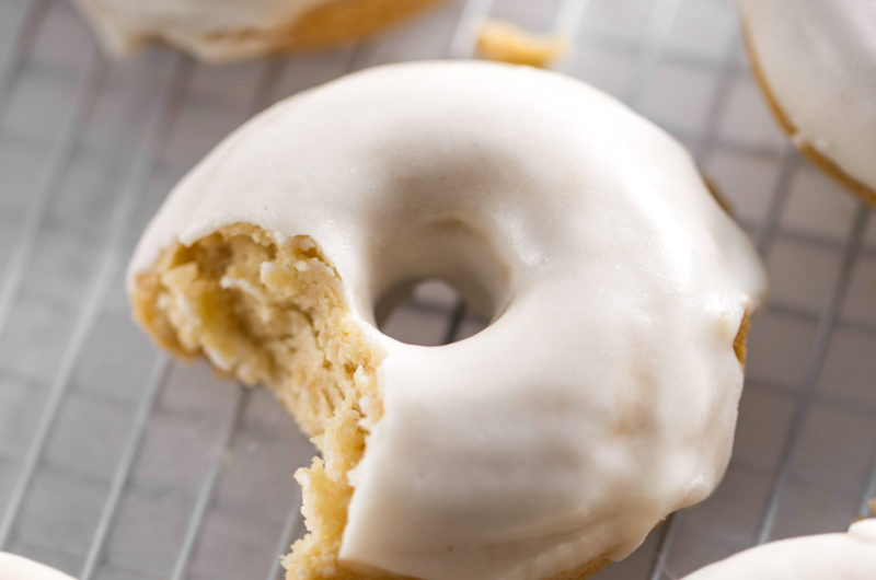 Light and Fluffy Baked Vegan Donuts